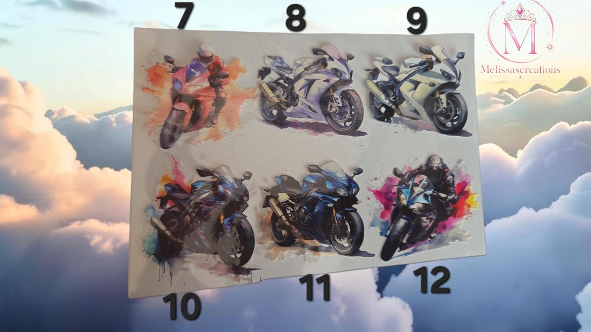 Stickers voor alleen rond of vierkant bakje 6