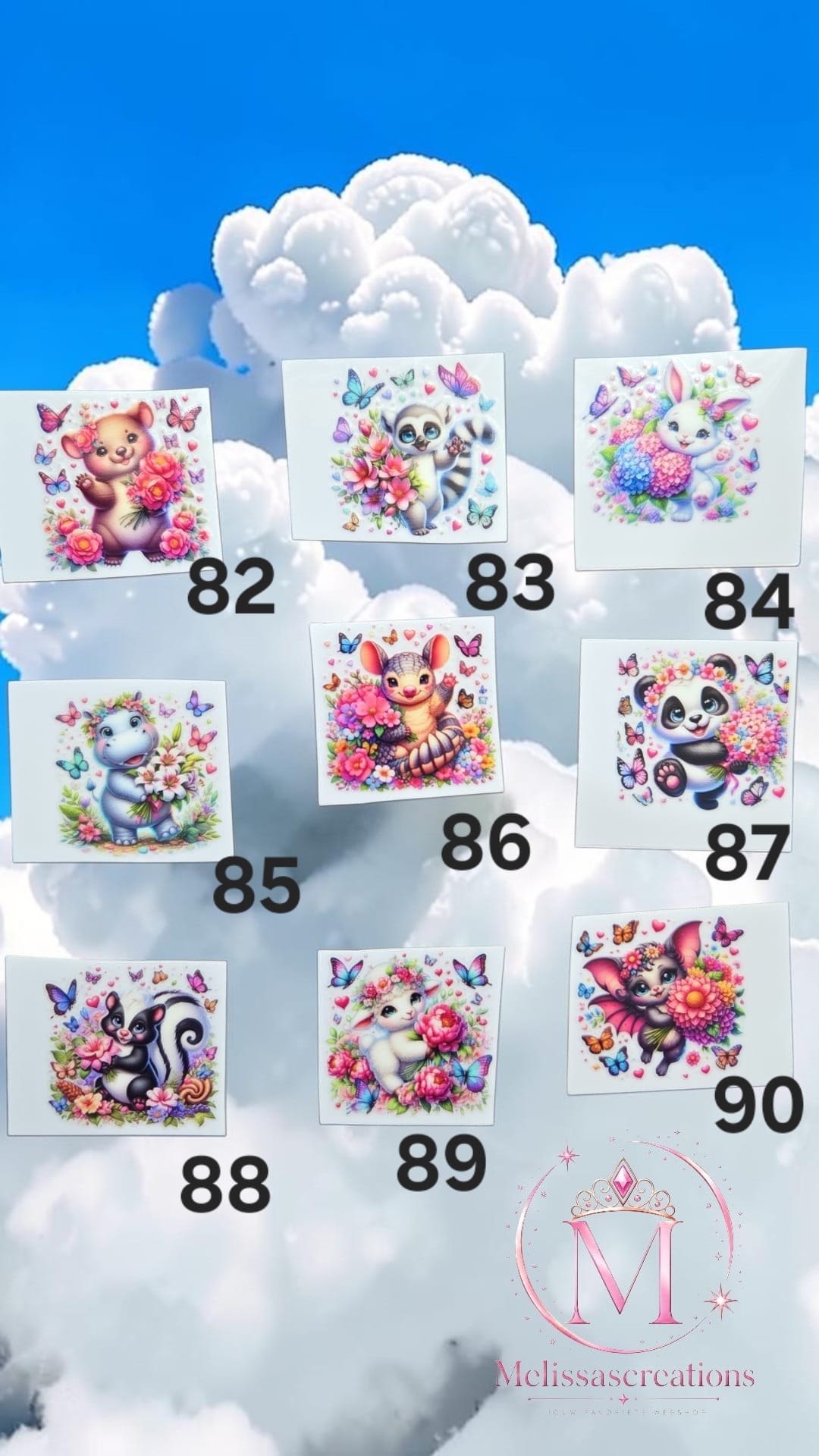 Stickers sleutelhanger/bakje 11