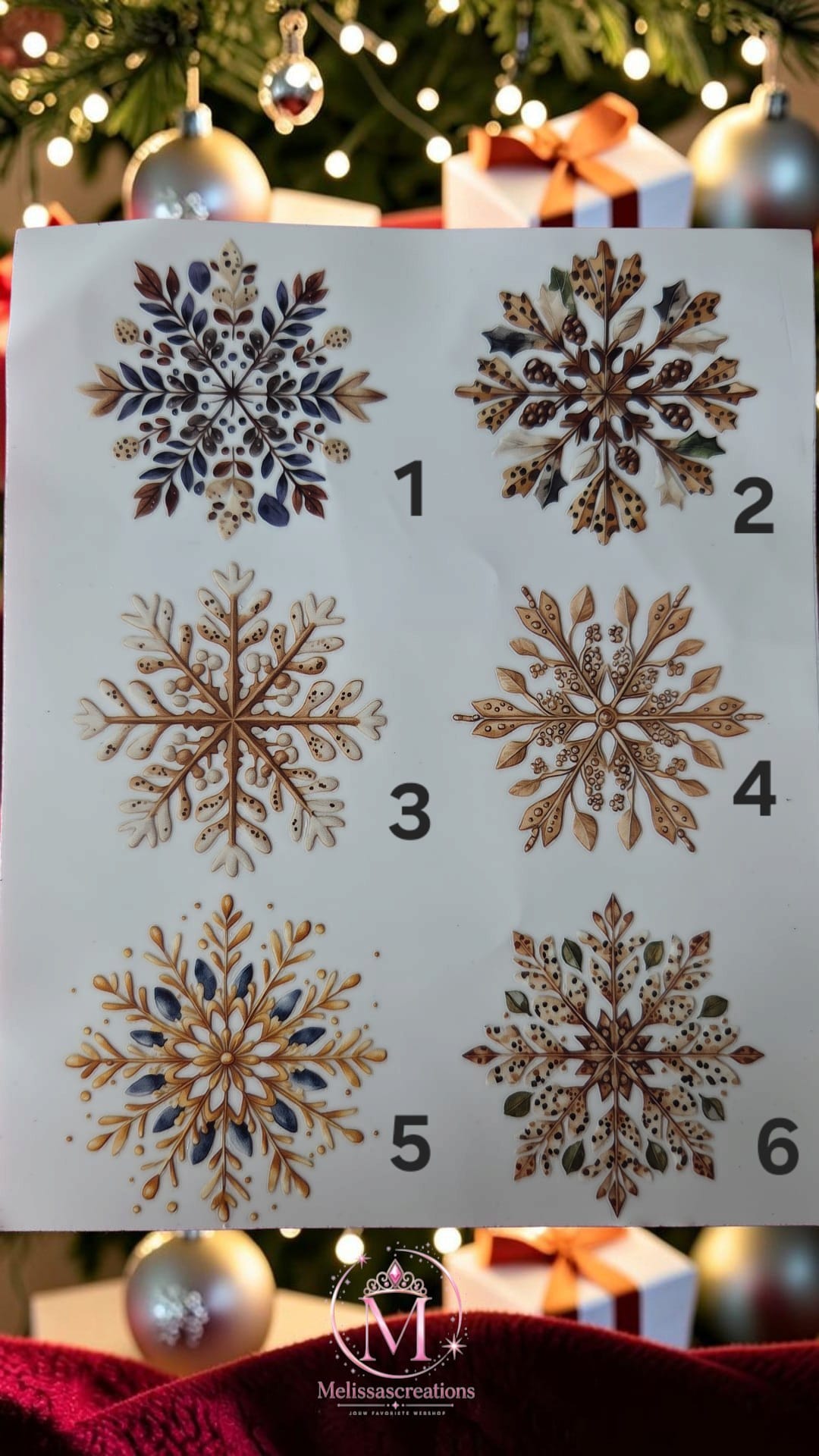 Kerststickers mok of kerstbal 4