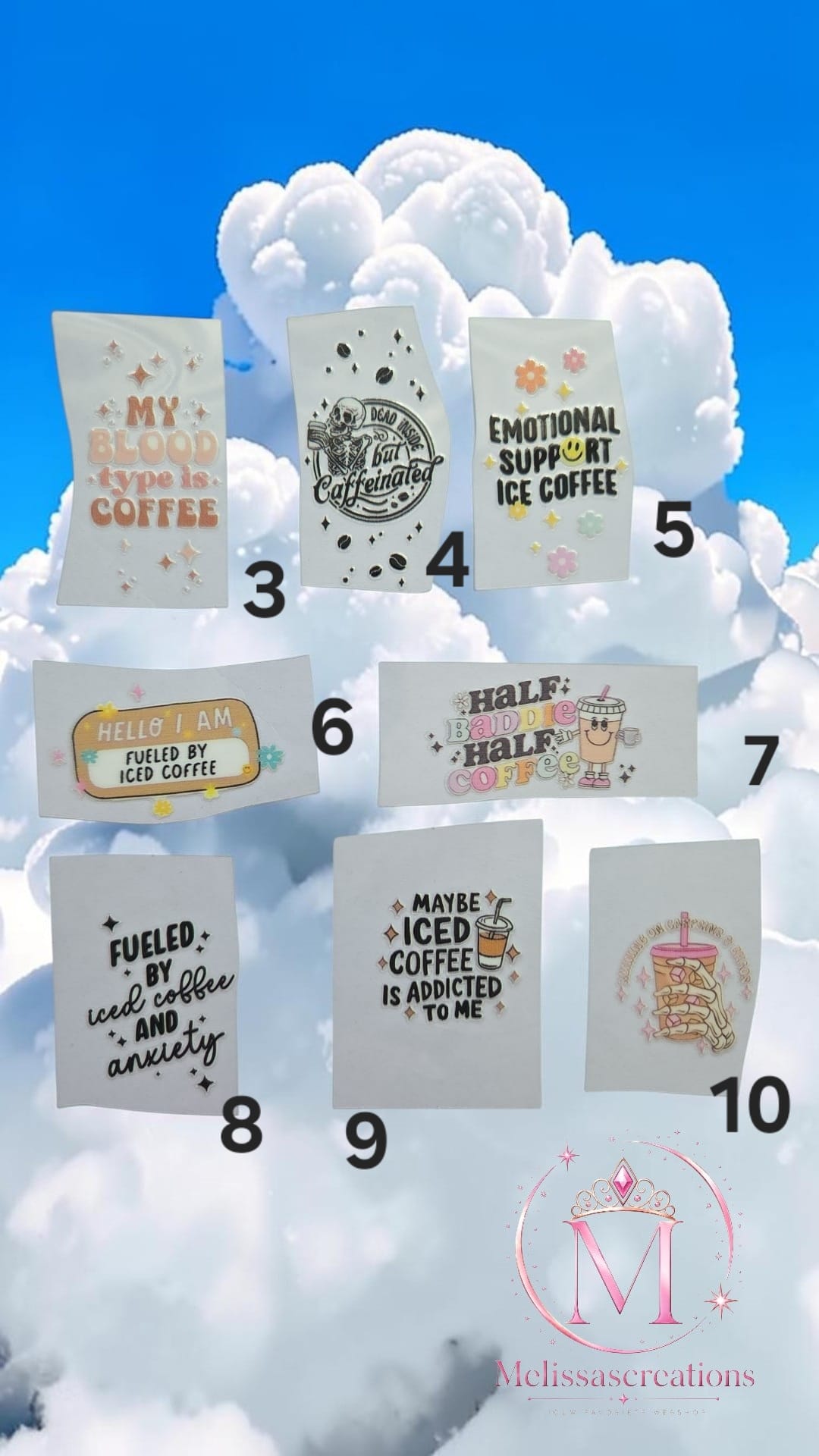Stickers sleutelhanger/bakje 12