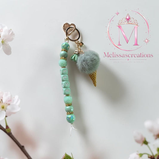 Luxe sleutelhangers met naam 15 letters
