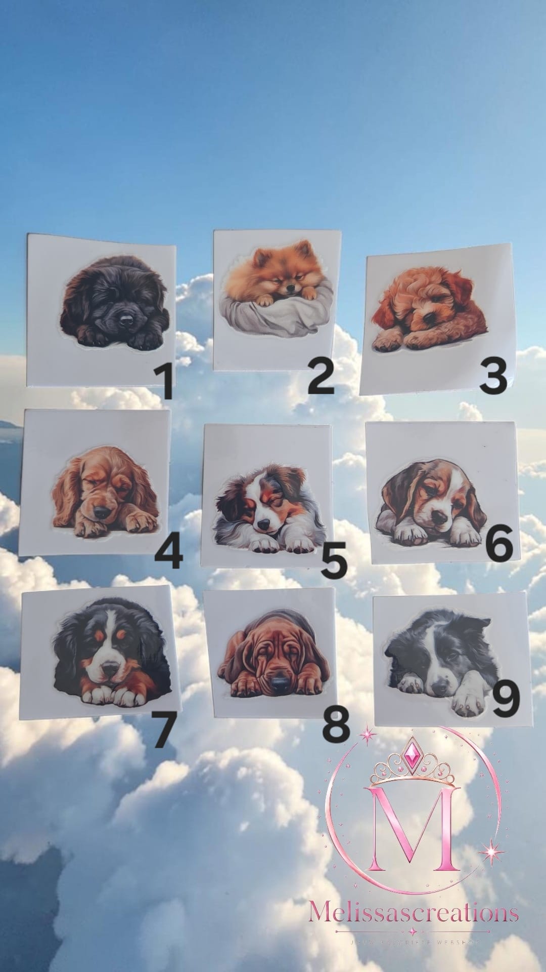 Stickers sleutelhanger/bakje 8