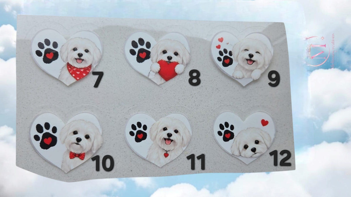 Stickers voor alleen rond of vierkant bakje 4