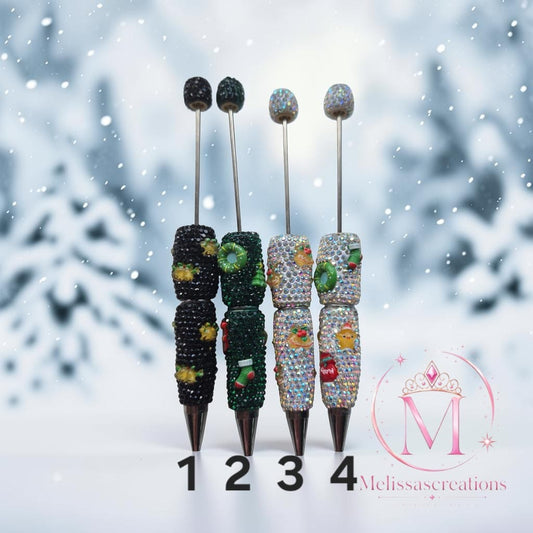 Kerstpennen Rhinestone