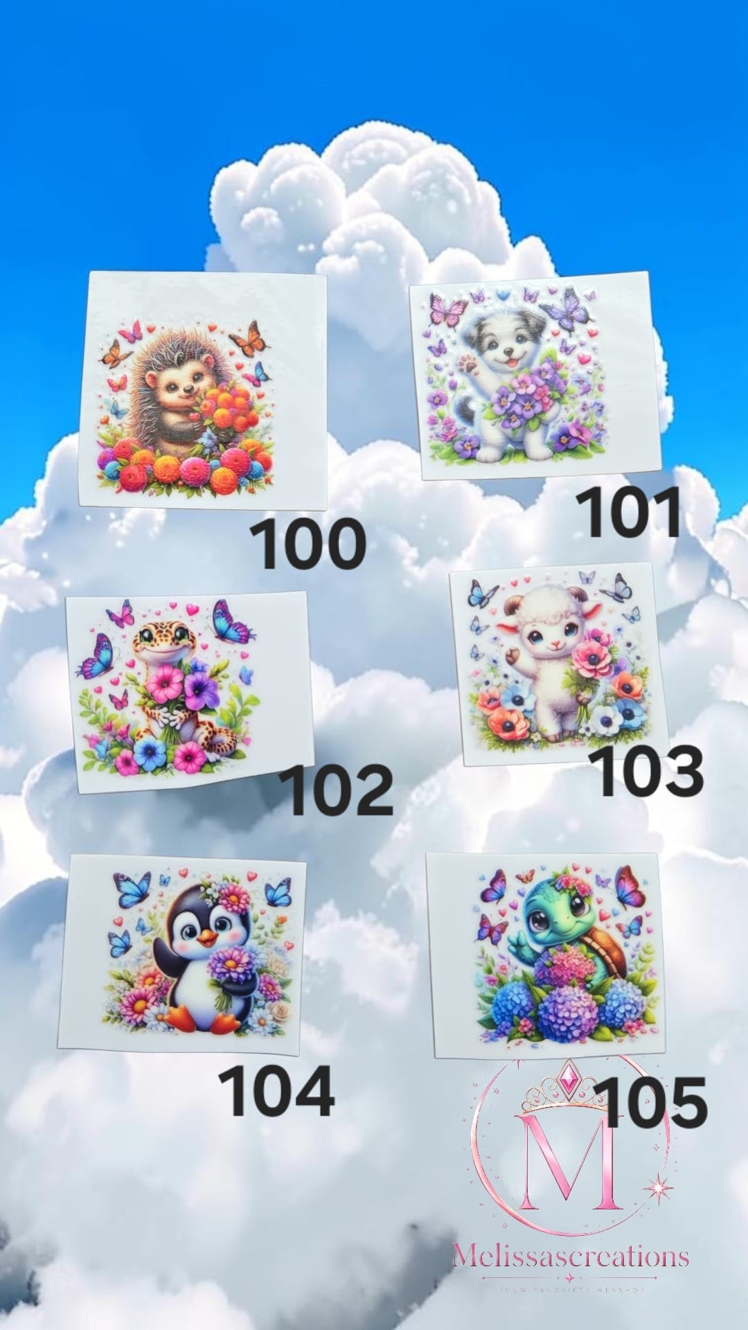 Stickers sleutelhanger/bakje 11