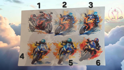 Stickers voor alleen rond of vierkant bakje 6