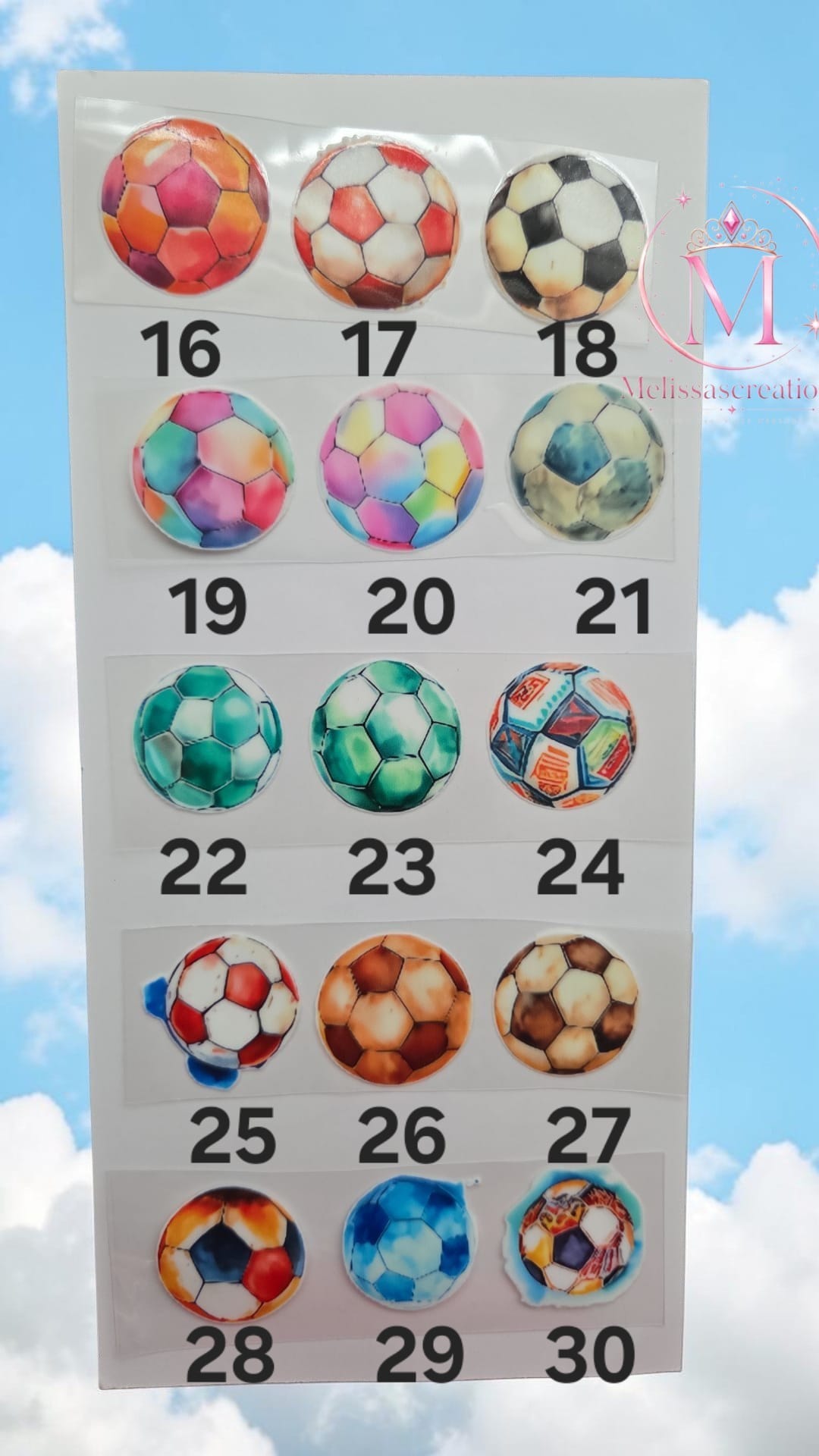 Stickers sleutelhanger/bakje 19