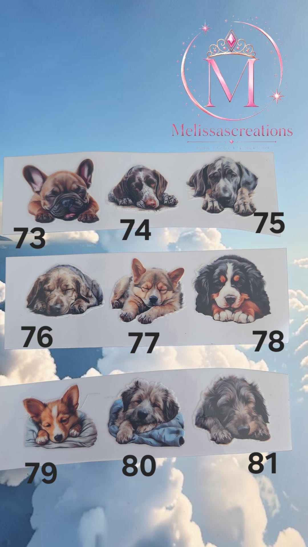 Stickers sleutelhanger/bakje 8