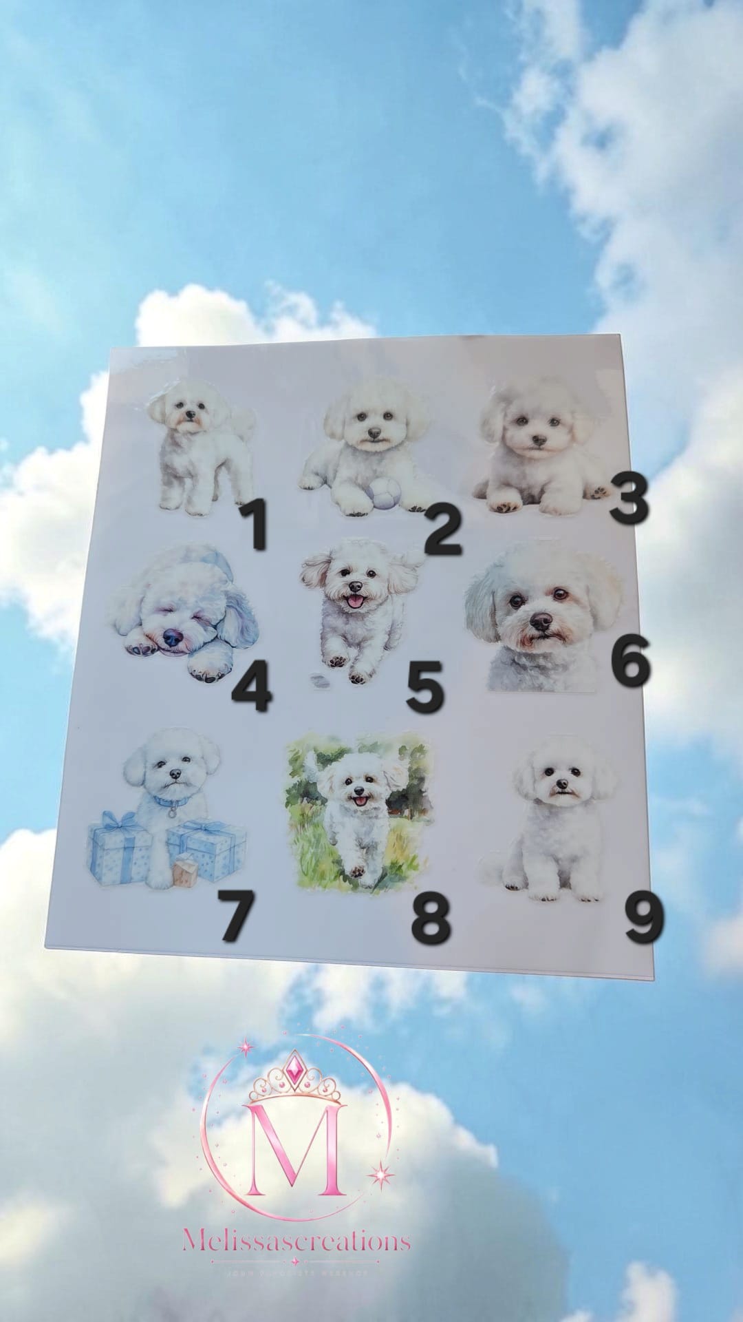 Stickers sleutelhanger/bakje 31