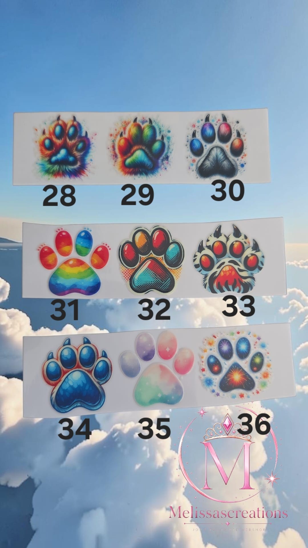 Stickers sleutelhanger/bakje 9